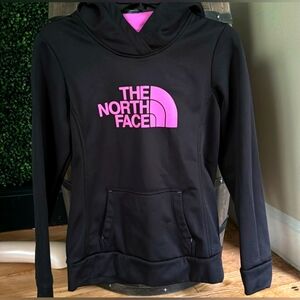 The North Face Black and Pink Hoodie, Women's Size Small
